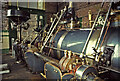 SK2083 : Bamford Mill - steam engine by Chris Allen
