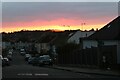 Sunset over Rannock Avenue, Kingsbury