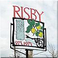 Risby village sign