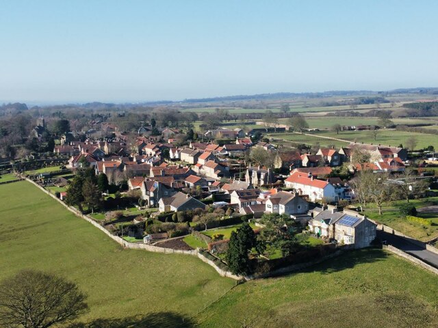 Drone view of Fothill Lane
