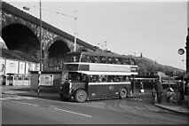SD9324 : The old Todmorden bus station – 1967 by Alan Murray-Rust