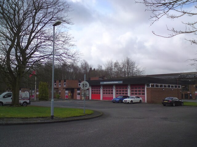 Hyde Community Fire Station © Gerald England :: Geograph Britain and