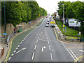 Looking up A2, Chatham Hill