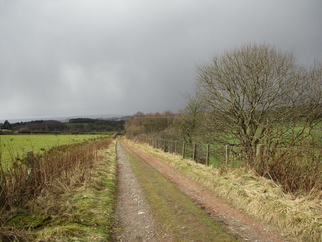Track between Calderbank and the Monkland Canal