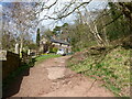 House on the hillside below Grinshill church