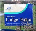 Lodge Farm sign