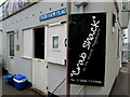 Crab Shack name sign on a Teignmouth corner