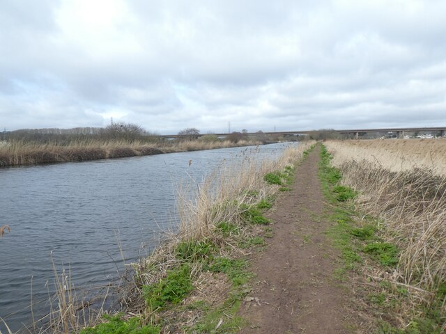 Footpath beside the Exeter Canal