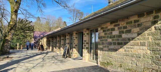 National Trust, Longshaw, new tea room, front view