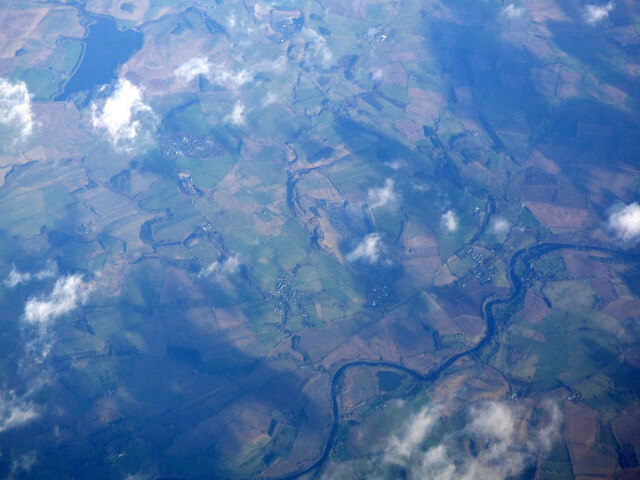 River North Tyne from the air