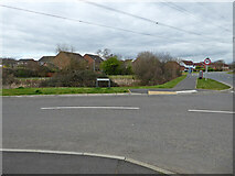 SO8652 : The junction of Norton Road and St Peter's Drive, Worcester by Chris Allen