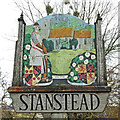 Stanstead village sign (north face)