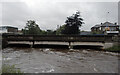 Baildon Bridge during a flood