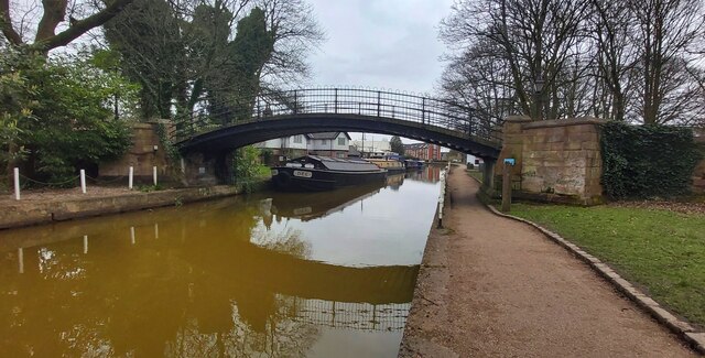 Footbridge over the Bridgewater Canal at Worsley