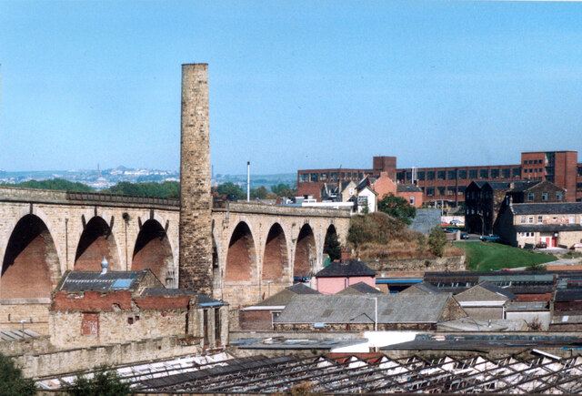 Viaduct and Chimney, Burnley