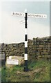 Direction Sign ? Signpost on Halifax Road in Briercliffe