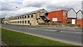 Factory on NE side of Skipton Road (B6265) at Lyon Road junction