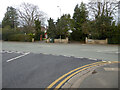 SO8353 : T-junction of Hanbury Park Road with Malvern Road by Chris Allen