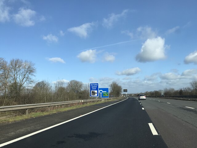 Signage - M6 Northbound © Dave Thompson :: Geograph Britain And Ireland