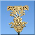 Watton town sign