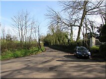 SO4810 : Bend in Wonastow Road, Wonastow, Monmouthshire by Jaggery