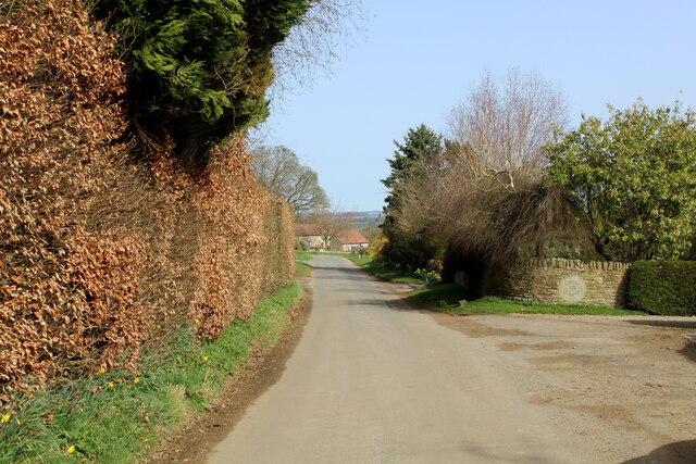 Entering the Village of Scawton from the South