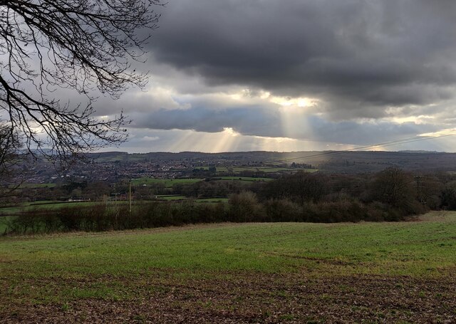 View towards Bewdley from Hoarstone Lane