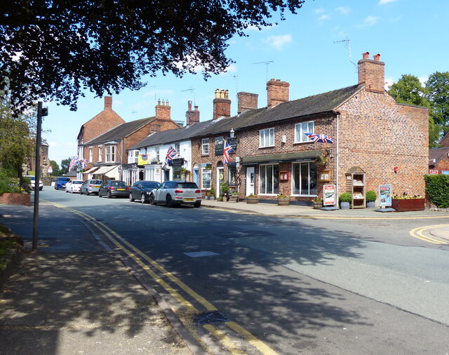 A525 in Audlem