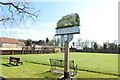 TL7388 : Hockwold cum Wilton village sign by Adrian S Pye
