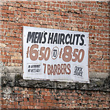J3374 : Haircut sign, Belfast by Rossographer