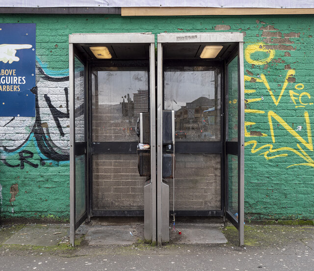 Telephone call boxes, Belfast
