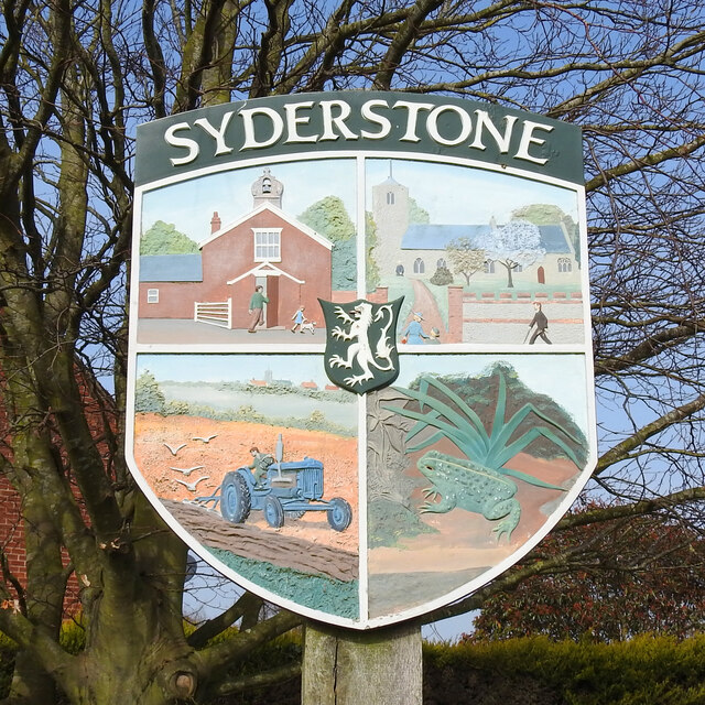 Syderstone village sign