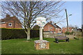 TF8332 : Syderstone village sign by Adrian S Pye