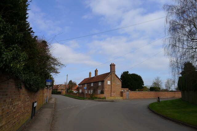 Harby Lane (right) leading off Church... © Tim Heaton :: Geograph ...