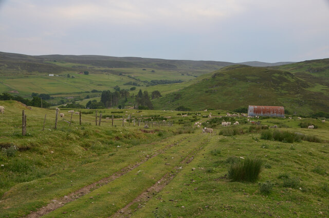 Track above Tressady, Rogart, Sutherland