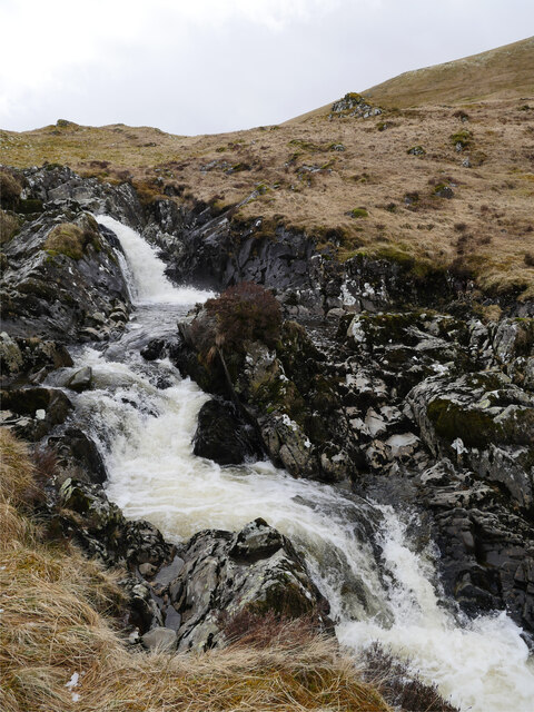 One of many waterfalls on the Games Hope Burn