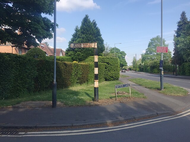 Fingerpost, Myton Lane, Warwick