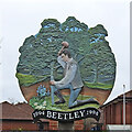 TF9717 : Beetley village sign by Adrian S Pye