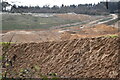 View into Brickworth Quarry workings