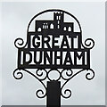Great Dunham village sign