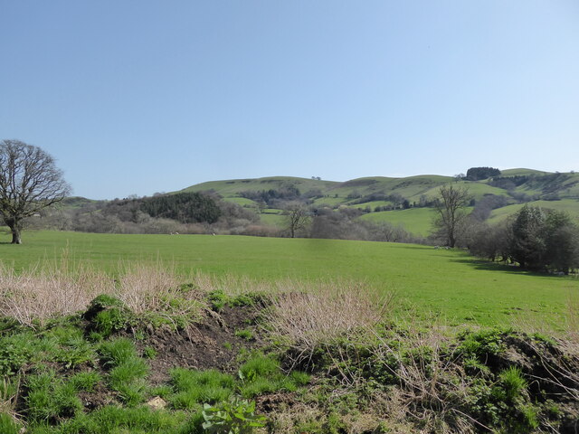 Scenery in the valley of the West Onny