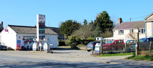 Greens garage and petrol station, Bucknell