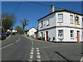 Albaston Fore Street junction and public house