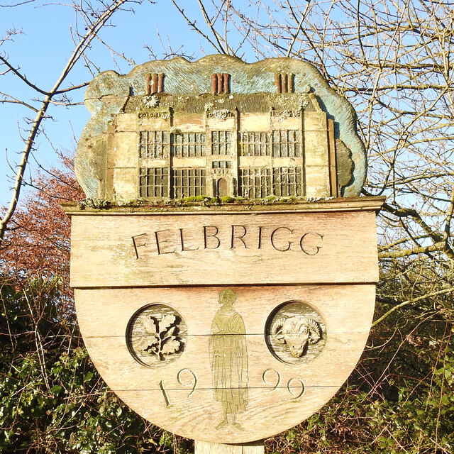 Felbrigg village sign (cleaned)