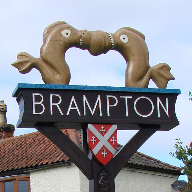 Brampton (Norfolk) village sign