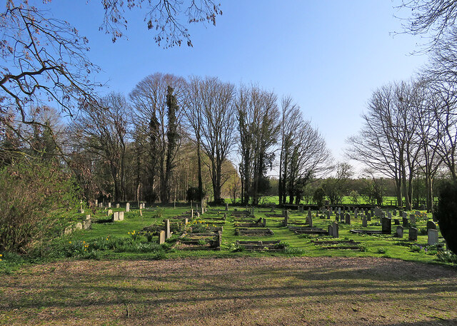 An isolated cemetery