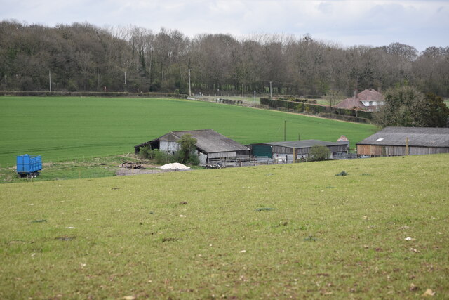 View over Lower Bush Farm