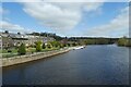 Wharfemeadows Park from Otley Bridge