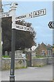 Direction Sign ? Signpost on the A371 Wells Road in Easton