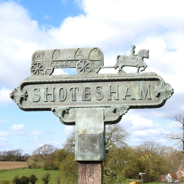 Shotesham village sign